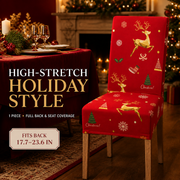 ✨ Transform Your Dining Room in Seconds! 🎄 Ultra-Stretch Christmas Chair Covers