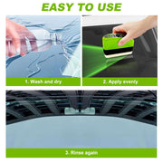 🧽Automotive Glass Oil Film Remover Brush, Portable Windshield Cleaning Tool, Scratch‑Safe for Car Windows, Rear‑View Mirrors & Auto Glass Surfaces