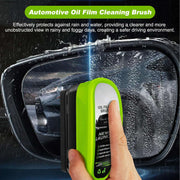 🧽Automotive Glass Oil Film Remover Brush, Portable Windshield Cleaning Tool, Scratch‑Safe for Car Windows, Rear‑View Mirrors & Auto Glass Surfaces