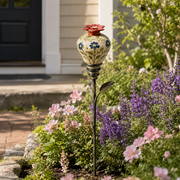 🐦Vintage Hummingbird Feeder Garden Decor Stake, Retro‑Style Metal Bird Feeder Stake, Outdoor Yard Lawn & Flower Bed Decor for Hummingbird Lovers