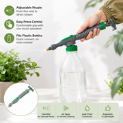 💧1Pc Spray Nozzle, Mist & Jet Dual Mode, Non‑Slip Grip for Household Daily Use & Garden Watering