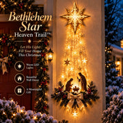 🎄Christmas Hot Sale 60% OFF✝️ Bethlehem Star of Faith™ – Lighted Nativity Wall Decor✝️
