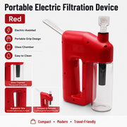 ⚡ LAST DAY 59% OFF – Portable Handheld Electric Filtration Device | Compact Glass Chamber Design with Electric-Assisted Operation & 6 Color Options ✨