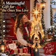 🎄Christmas Hot Sale 60% OFF✝️ Bethlehem Star of Faith™ – Lighted Nativity Wall Decor✝️