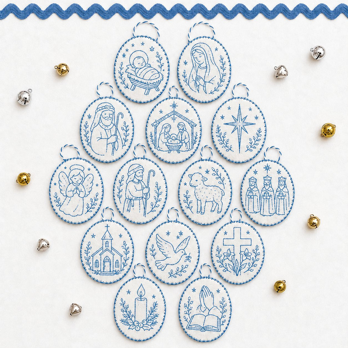 ⏳ Last Day 59% OFF – 🧵Beginner-Friendly DIY Heirloom Oval Embroidery Ornament Kit Collection | Complete Kit with All Tools & Step-by-Step Guide Included 💕