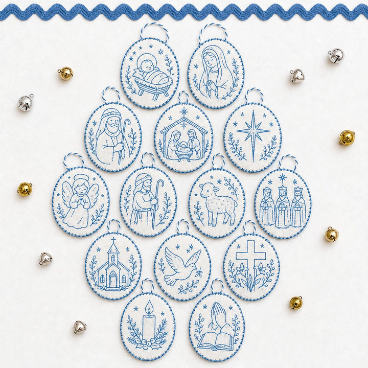 ⏳ Last Day 59% OFF – 🧵Beginner-Friendly DIY Heirloom Oval Embroidery Ornament Kit Collection | Complete Kit with All Tools & Step-by-Step Guide Included 💕