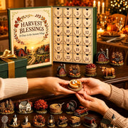 🌾Harvest Blessings Advent Calendar, Fall Thanksgiving Countdown Calendar, Seasonal Home Tabletop Decor & Holiday Gift