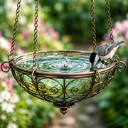 🎈Hot Air Balloon Bird Feeder Fountain, Hanging Bird Bath Water Fountain for Outdoor Garden Patio Yard Decor