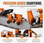 Electric Chainsaw Sharpener Grinder — Portable Chain Saw Blade Grinding Machine with Angle Guide