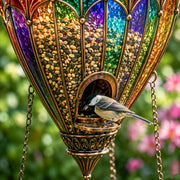 🎈Hot Air Balloon Bird Feeder Fountain, Hanging Bird Bath Water Fountain for Outdoor Garden Patio Yard Decor
