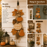 🎃Rustic Harvest WoodenDoor Hanger