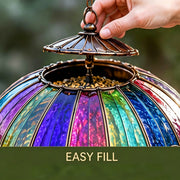 🎈Hot Air Balloon Bird Feeder Fountain, Hanging Bird Bath Water Fountain for Outdoor Garden Patio Yard Decor