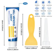 🧱Wall Repair Cream, Wall Mending Agent, Easy‑to‑Use Drywall Repair Paste for Filling Cracks, Holes, Peeling & Scratches on Home Interior Walls