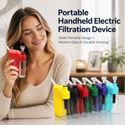 ⚡ LAST DAY 59% OFF – Portable Handheld Electric Filtration Device | Compact Glass Chamber Design with Electric-Assisted Operation & 6 Color Options ✨