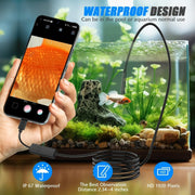 🔥LAST DAY SALE 69% OFF-🔎 Plug-and-Play Endoscope Camera - Compatible with Android & iPhone & ipad for Direct Connection
