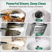 🎁Hot Deal Alert🎁 Corded Handheld Steam Cleaner – Portable Cleaning Tool with 10‑Piece Accessory Kit 🏠🔧
