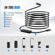 🔥LAST DAY SALE 69% OFF-🔎 Plug-and-Play Endoscope Camera - Compatible with Android & iPhone & ipad for Direct Connection