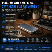 🔥 LAST DAY 69% OFF-Portable External SSD – Protect Your Photos, Videos & Important Files
