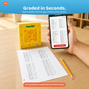 Math Teacher 4 in 1 Math Roller Stamp, Addition Subtraction Multiplication Practice Too