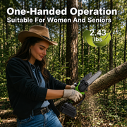 HOT SALE TODAY 69% OFF🌿 6-Inch Cordless Mini Chainsaw – Brushless 900W Pruning Saw with 2 Batteries