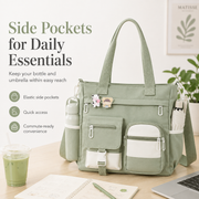 🎀LAST DAY 60% OFF👜Large Canvas Shoulder Bag – Perfect for College, Work & Daily Life