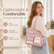 🎀LAST DAY 60% OFF👜Large Canvas Shoulder Bag – Perfect for College, Work & Daily Life