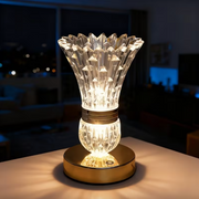 Crystal Bloom Vase Lamp
