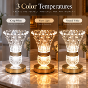 Crystal Bloom Vase Lamp