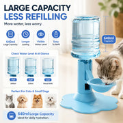 🐾 Automatic Pet Water Dispenser – Gravity Self Refilling Cat & Dog Water Bowl
