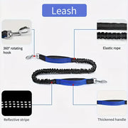 🔥Hands Free Dog Leash with Zipper Pouch