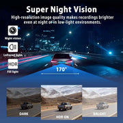 ⚡Flash Sale🔥 50K+ SOLD! Almost Gone - Full View Car Dashcam System