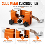 Electric Chainsaw Sharpener Grinder — Portable Chain Saw Blade Grinding Machine with Angle Guide