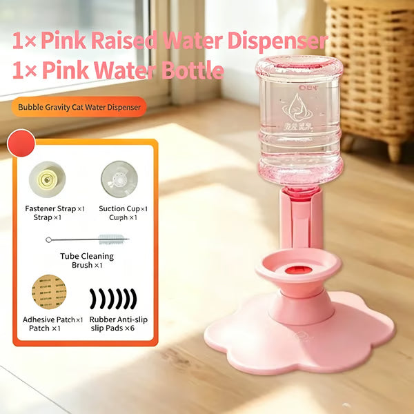 🐾 Automatic Pet Water Dispenser – Gravity Self Refilling Cat & Dog Water Bowl