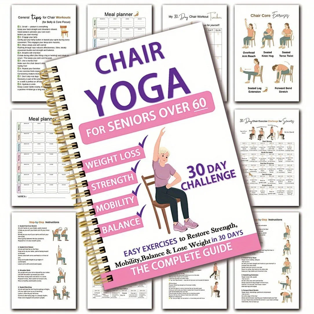 ✨Special Discount✨ Chair Yoga for Seniors 60+: Easy Seated Workouts for Mobility & Healthy Weight Loss 👵👴