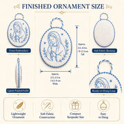 ⏳ Last Day 59% OFF – 🧵Beginner-Friendly DIY Heirloom Oval Embroidery Ornament Kit Collection | Complete Kit with All Tools & Step-by-Step Guide Included 💕