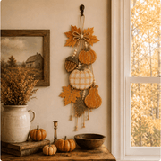 🎃Rustic Harvest WoodenDoor Hanger