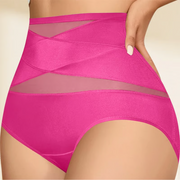 🌸Last Day-Buy 1 Get 3 Packs✨Plus-Size High-Waist Cross Tummy Control Panties