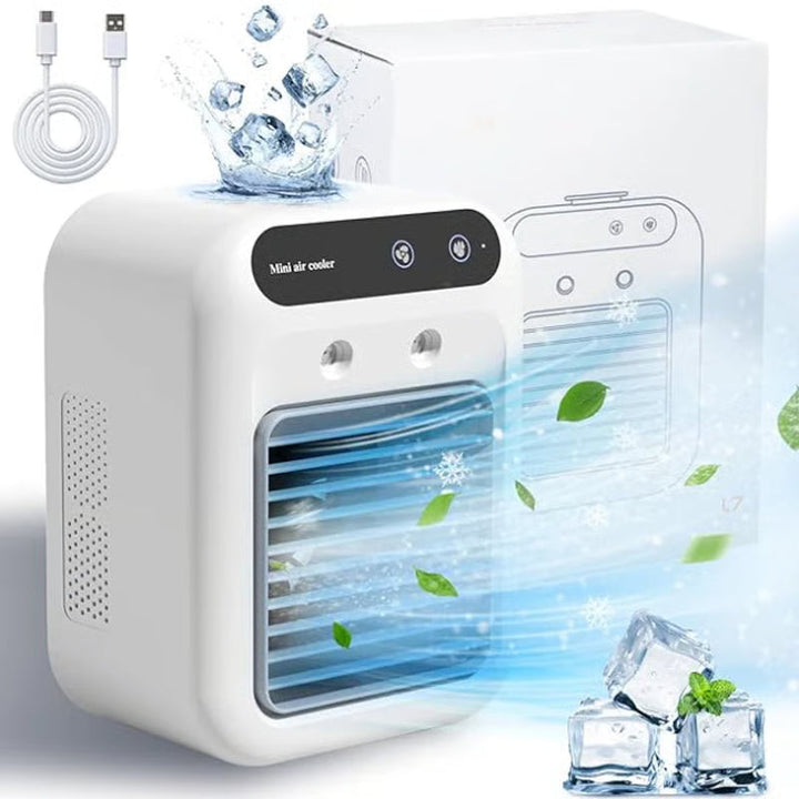 Mini Portable Air Conditioner with Cooling and Humidification Function