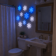 🎄 Christmas Sale 49% OFF❄️LED Snowflake Wall Light Set – Remote-Controlled Christmas Winter Decor