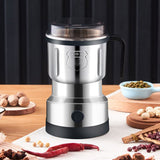 ⚙️🎄Christmas Big Sale 60% OFF! 🔪Multifunctional Electric Grinder for Home Use – Fast Grinding, Adjustable Coarseness & Stainless Steel 🏠