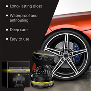 ✨ Tire wax – restores black gloss. blocks UV. repels dirt. Easy & quick!