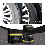 ✨ Tire wax – restores black gloss. blocks UV. repels dirt. Easy & quick!
