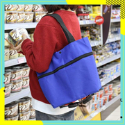 Must‑Have Household Gadget🔥 2‑in‑1 Foldable Shopping Cart. Easy To Carry, Quick Fold Design, Solve All Your Heavy‑load Shopping Troubles